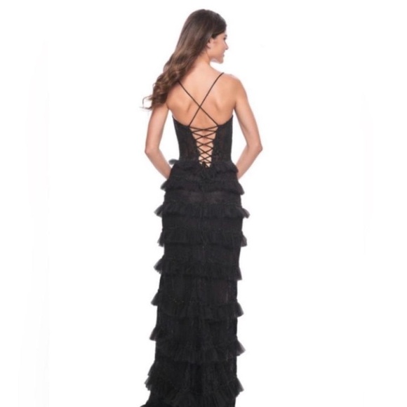 LA FEMME 32113 black gown